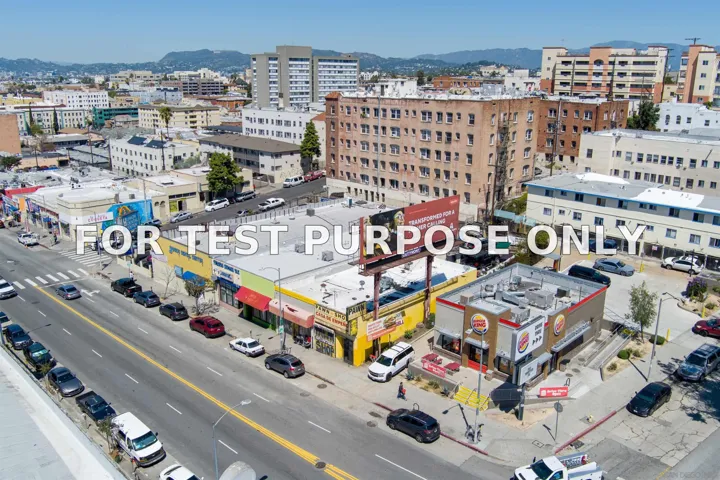 Demo/Test Data 1507-1509 W 6th St, Los Angeles, Ca 90017