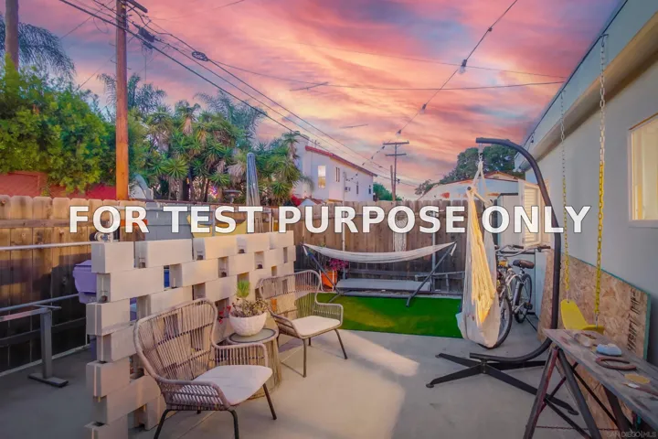 Demo/Test Data 5052-5054 35th Street, San Diego, Ca 92116