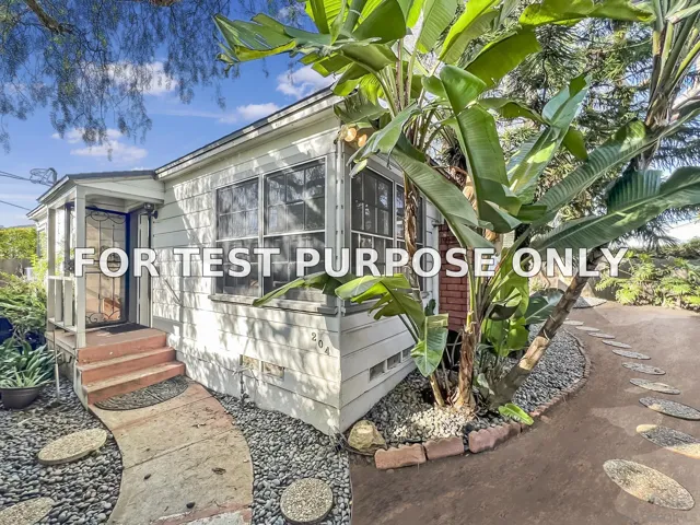 Demo/Test Data 204-6 W Lewis Street, San Diego, Ca 92103