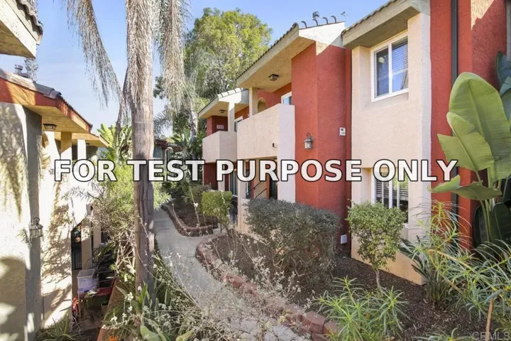 Demo/Test Data 4455 Home Avenue Unit 6, San Diego, Ca 92105