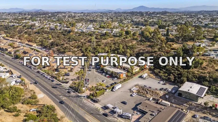 Demo/Test Data 4455 Home Avenue Unit 6, San Diego, Ca 92105