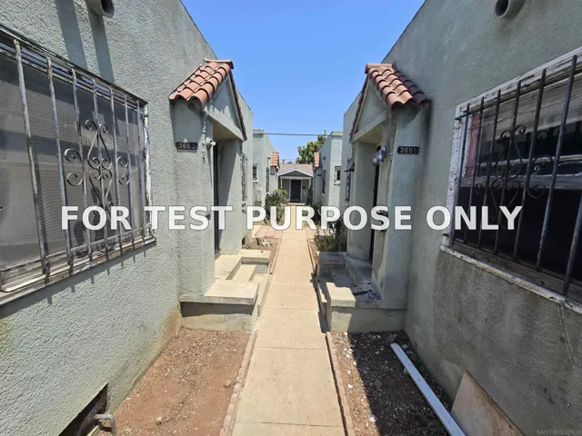 Demo/Test Data 3655-63 6th Ave, San Diego, Ca 92103
