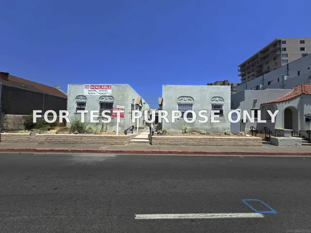 Demo/Test Data 3655-63 6th Ave, San Diego, Ca 92103