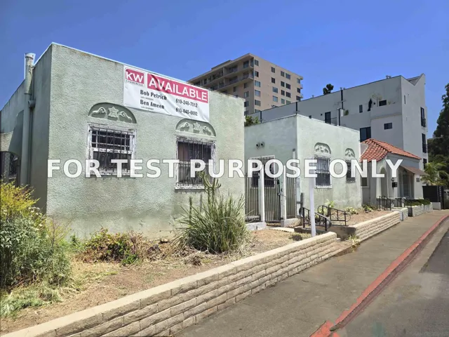 Demo/Test Data 3655-63 6th Ave, San Diego, Ca 92103