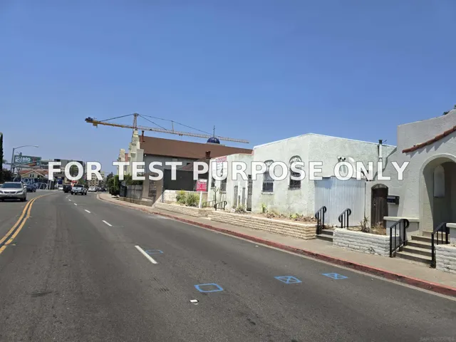 Demo/Test Data 3655-63 6th Ave, San Diego, Ca 92103