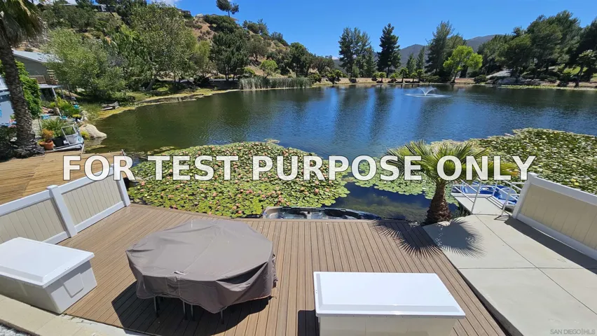 Demo/Test Data 35109 Highway 79 Unit 71, Warner Springs, Ca 92086