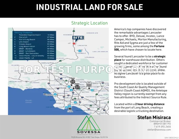 Demo/Test Data 3995 W Avenue H, Lancaster, Ca 93536