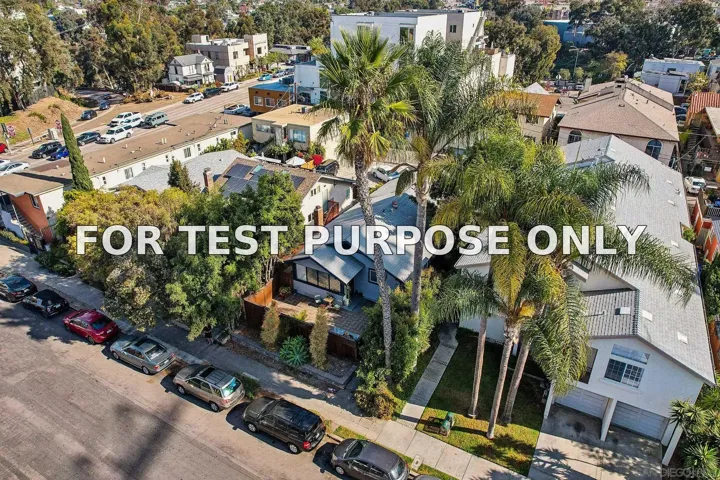Demo/Test Data 3967 8th Ave, San Diego, Ca 92103