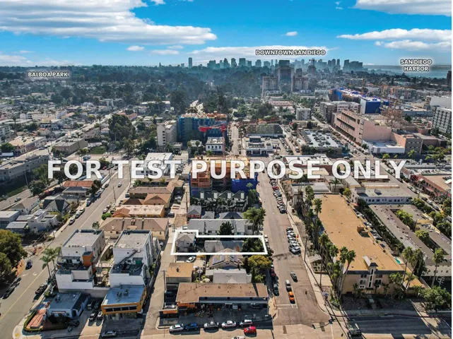 Demo/Test Data 3967 8th Ave, San Diego, Ca 92103