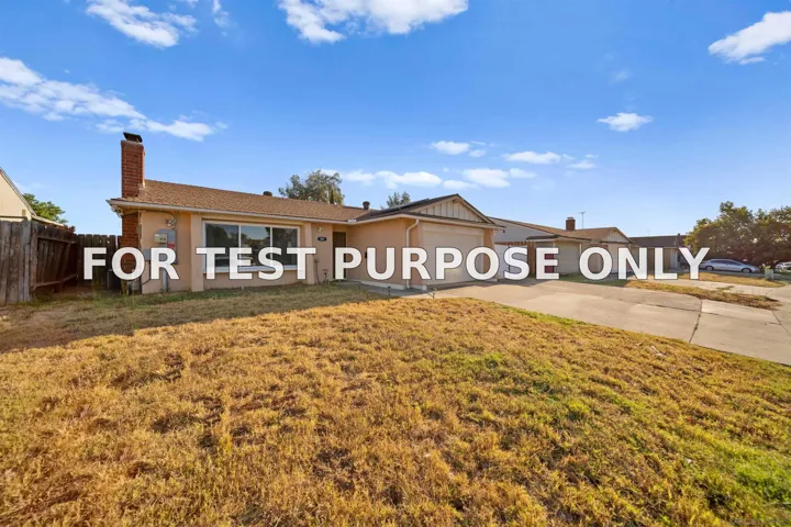 Demo/Test Data 501 Danny St, El Cajon, Ca 92021