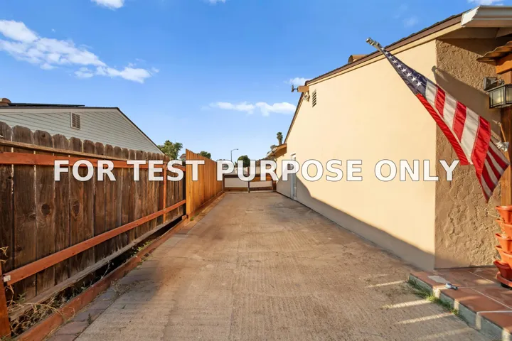 Demo/Test Data 501 Danny St, El Cajon, Ca 92021