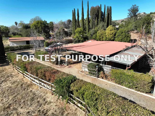 Demo/Test Data 7234 Via Mariposa Sur, Bonsall, Ca 92003
