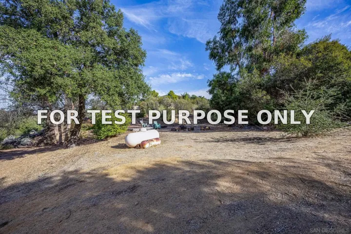 Demo/Test Data 20855 Cinnamon Dr, Jamul, Ca 91935