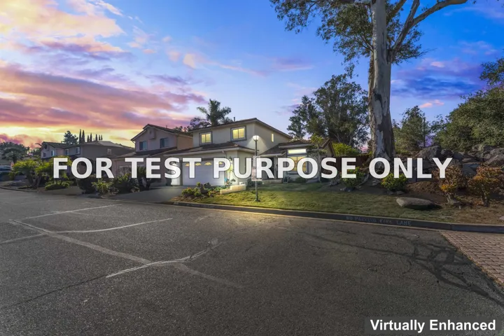 Demo/Test Data 1761 Shadow Gln, Escondido, Ca 92029