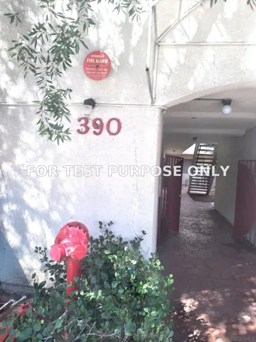 Demo/Test Data 390 E Madison Ave #h Unit H, El Cajon, Ca 92020
