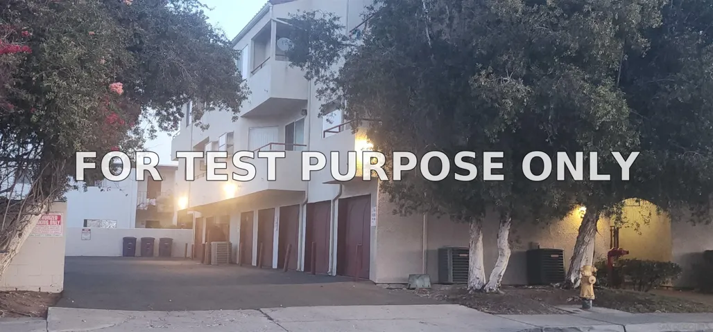 Demo/Test Data 390 E Madison Ave #h Unit H, El Cajon, Ca 92020