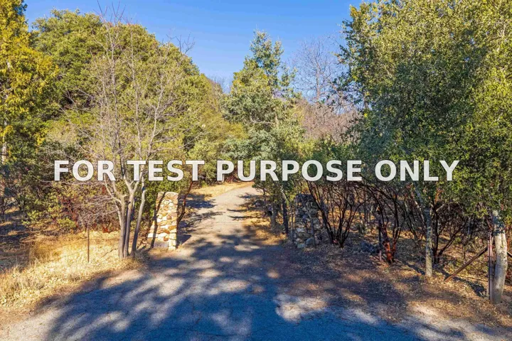 Demo/Test Data 5298 Pine Hills Rd. Unit 1, Julian, Ca 92036
