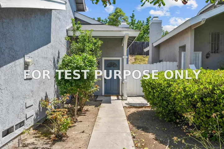 Demo/Test Data 320 Rolling Hills Ln, San Marcos, Ca 92069