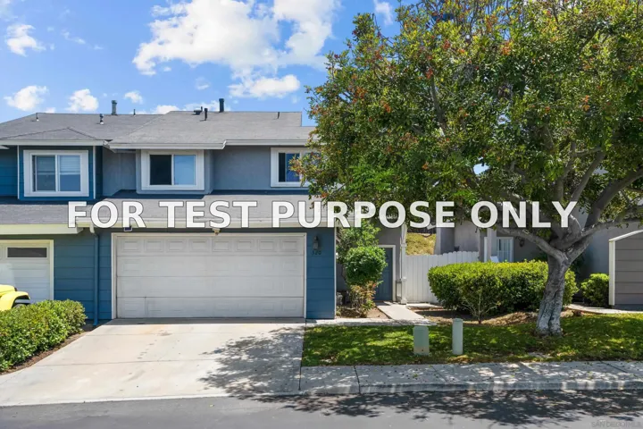 Demo/Test Data 320 Rolling Hills Ln, San Marcos, Ca 92069