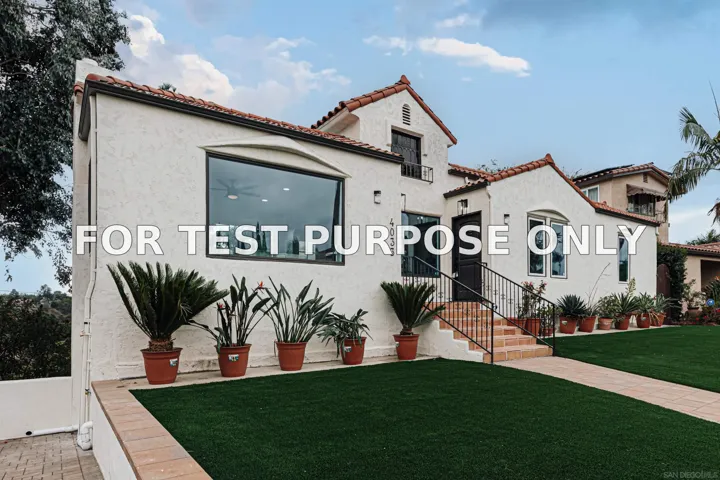 Demo/Test Data 4033 S Hempstead Cir, San Diego, Ca 92116