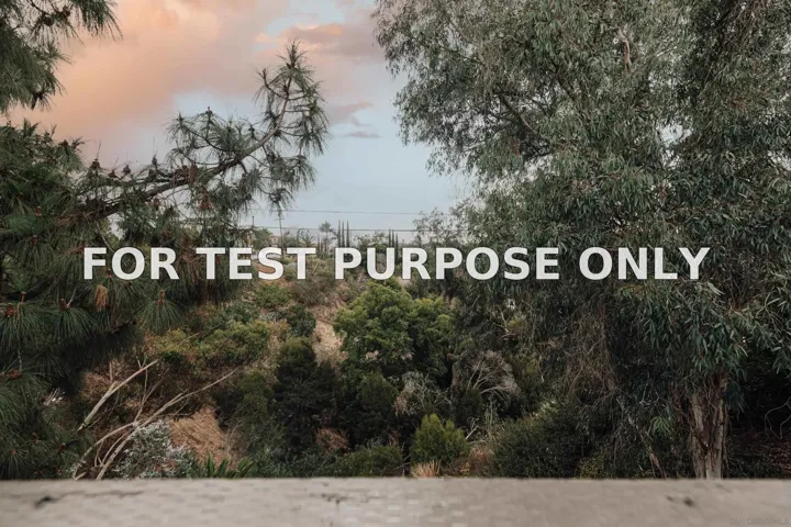 Demo/Test Data 4033 S Hempstead Cir, San Diego, Ca 92116
