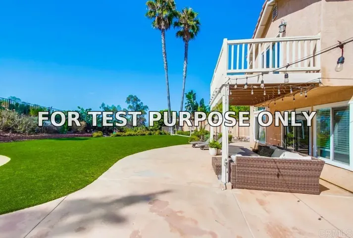 Demo/Test Data 803 Palo Alto Court, San Marcos, Ca 92069