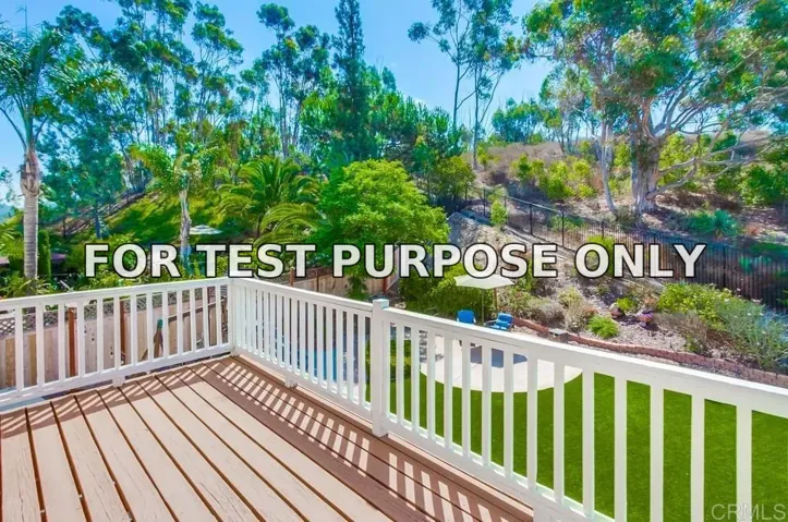 Demo/Test Data 803 Palo Alto Court, San Marcos, Ca 92069
