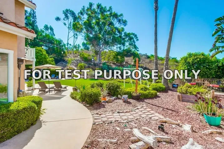Demo/Test Data 803 Palo Alto Court, San Marcos, Ca 92069