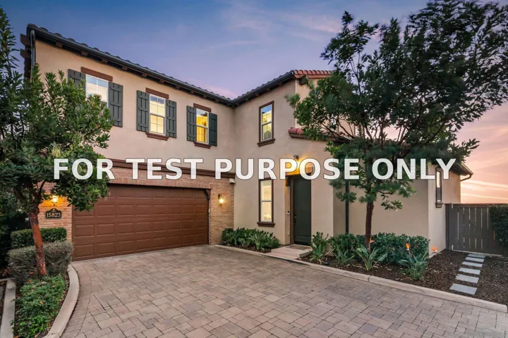 Demo/Test Data 15823 Lesar Pl, San Diego, Ca 92127