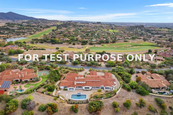 Demo/Test Data 8128 Run Of The Knolls, San Diego, Ca 92127