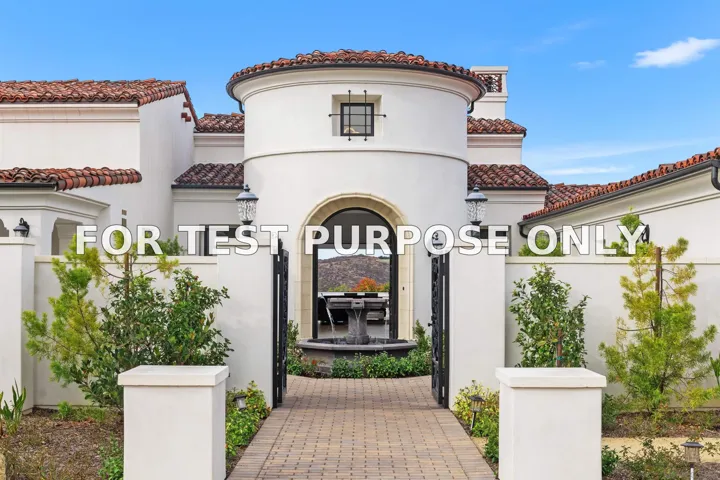 Demo/Test Data 8128 Run Of The Knolls, San Diego, Ca 92127