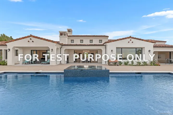 Demo/Test Data 8128 Run Of The Knolls, San Diego, Ca 92127