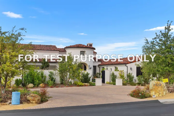 Demo/Test Data 8128 Run Of The Knolls, San Diego, Ca 92127