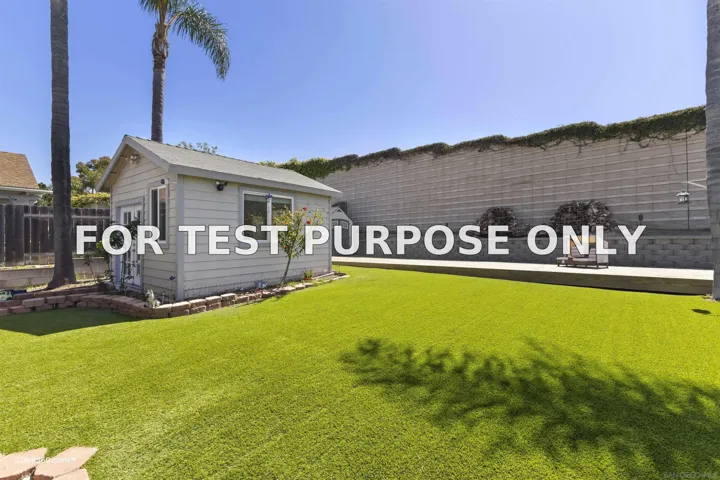 Demo/Test Data 13075 Old West Ave, San Diego, Ca 92129
