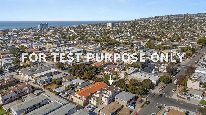 Demo/Test Data 1369 Hornblend, San Diego, Ca 92109