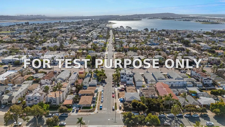Demo/Test Data 1369 Hornblend, San Diego, Ca 92109