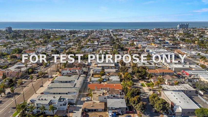 Demo/Test Data 1369 Hornblend, San Diego, Ca 92109