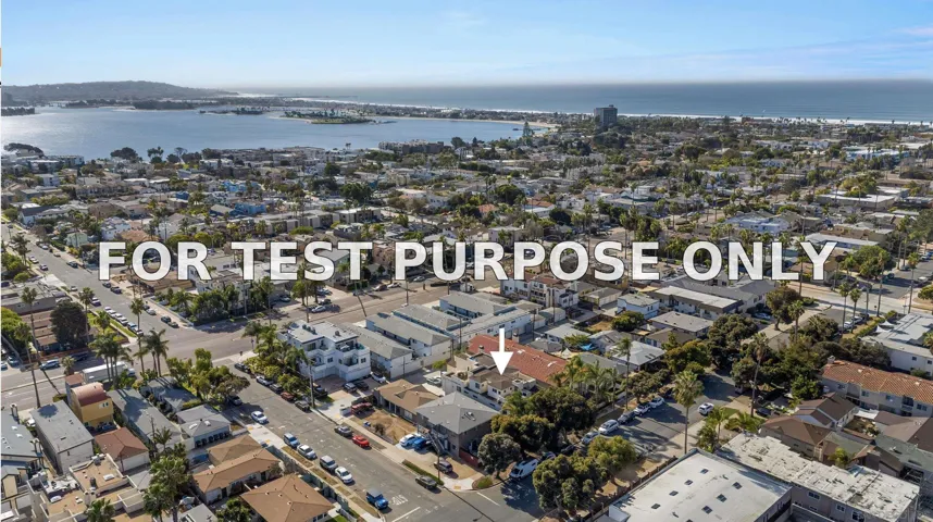 Demo/Test Data 1369 Hornblend, San Diego, Ca 92109