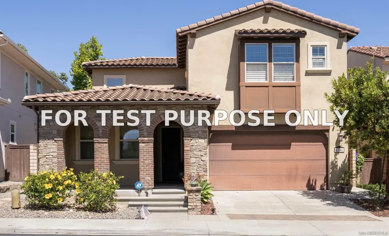 Demo/Test Data 6744 Monterra Trail, San Diego, Ca 92130