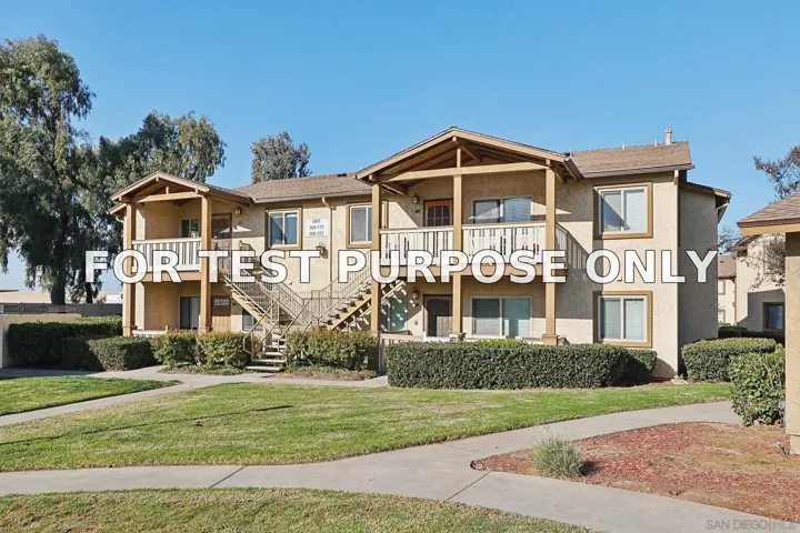 Demo/Test Data 1423 Graves Ave Unit 272, El Cajon, Ca 92021