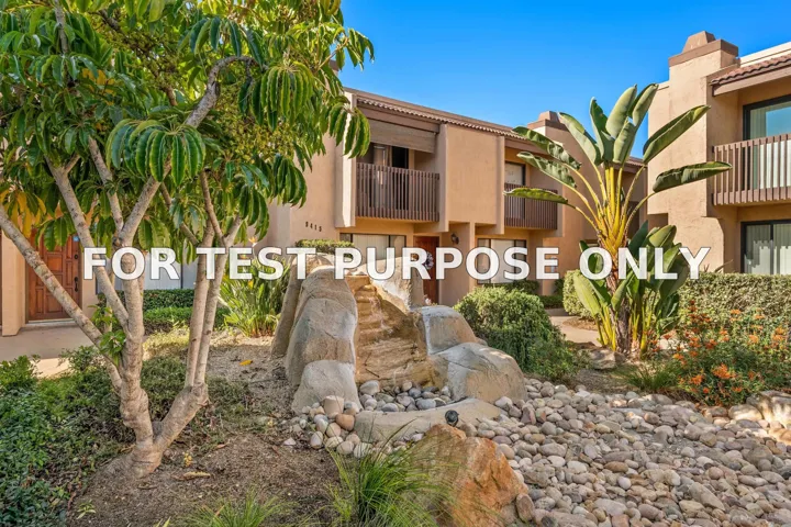 Demo/Test Data 9415 Gold Coast Dr Unit B7, San Diego, Ca 92126