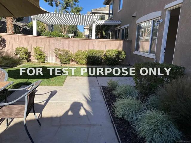 Demo/Test Data 11816 Cypress Canyon Rd Unit 2, San Diego, Ca 92131