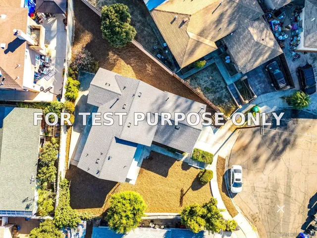 Demo/Test Data 441 Detroit Place, San Diego, Ca 92114