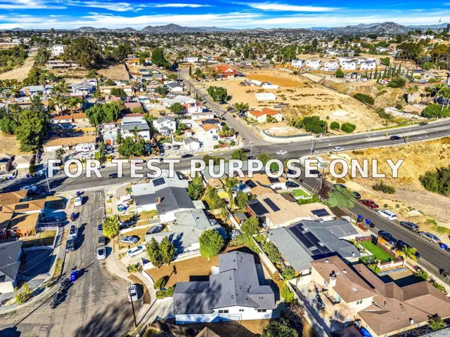 Demo/Test Data 441 Detroit Place, San Diego, Ca 92114