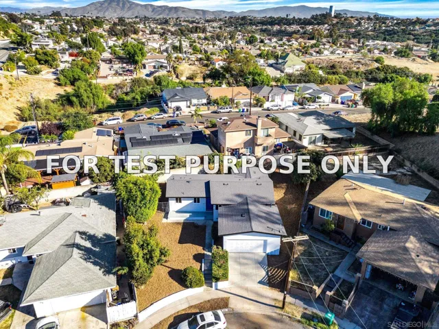 Demo/Test Data 441 Detroit Place, San Diego, Ca 92114