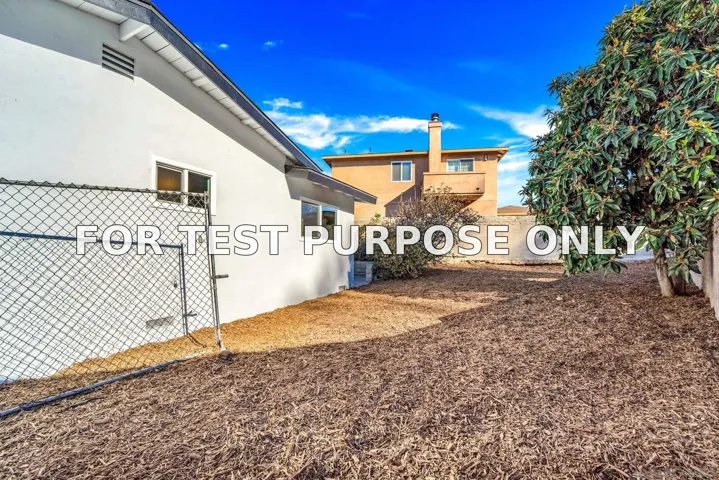 Demo/Test Data 441 Detroit Place, San Diego, Ca 92114
