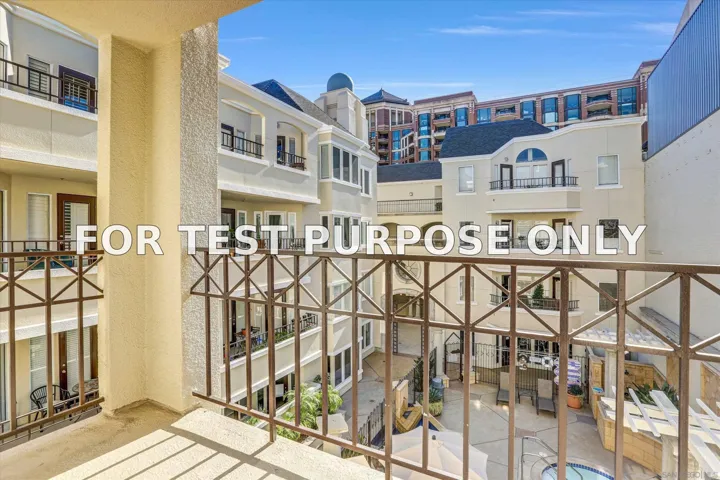 Demo/Test Data 655 Columbia St Unit 311, San Diego, Ca 92101