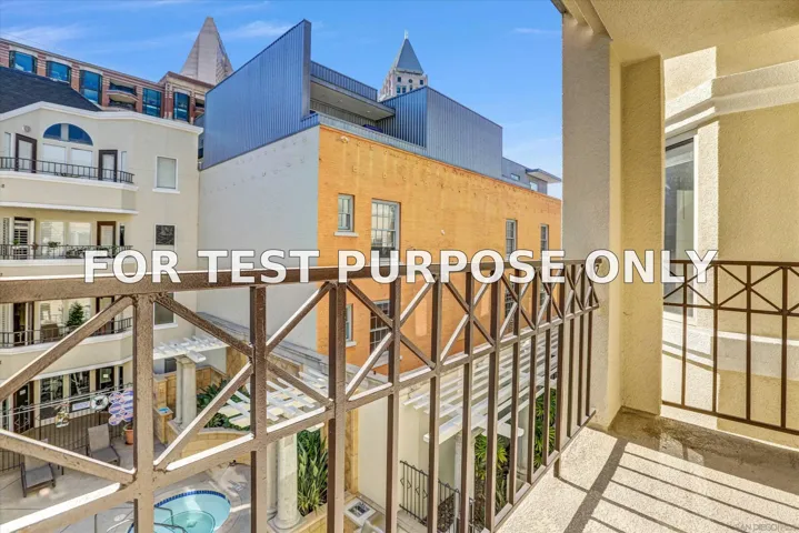 Demo/Test Data 655 Columbia St Unit 311, San Diego, Ca 92101