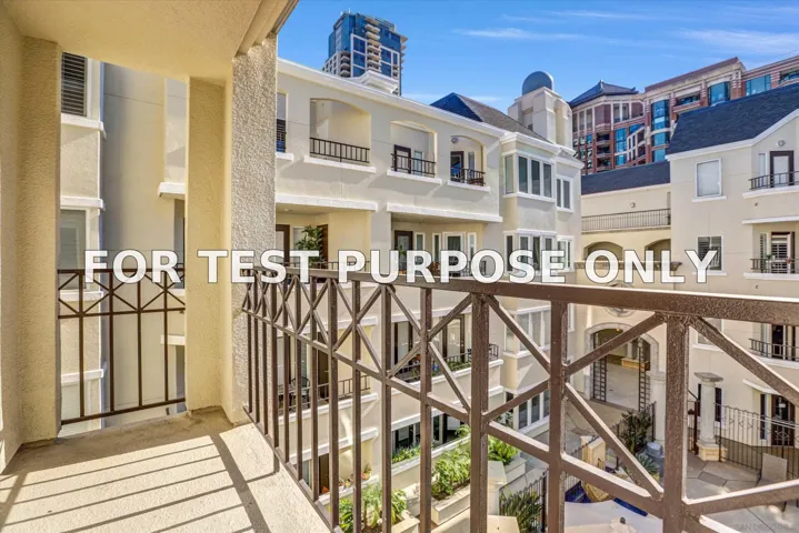 Demo/Test Data 655 Columbia St Unit 311, San Diego, Ca 92101