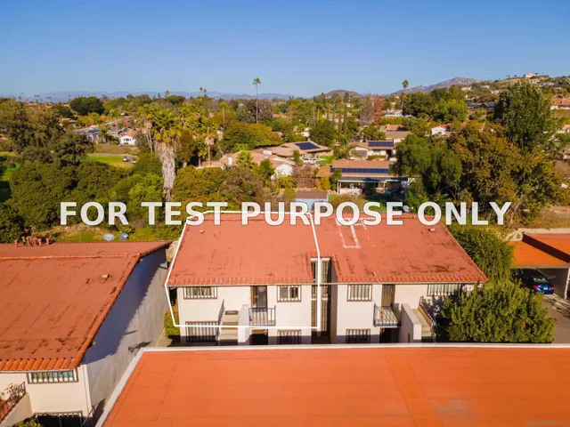Demo/Test Data 12188 Rancho Bernardo Rd Unit B, San Diego, Ca 92128